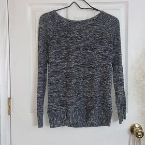 Grey shirt laced back